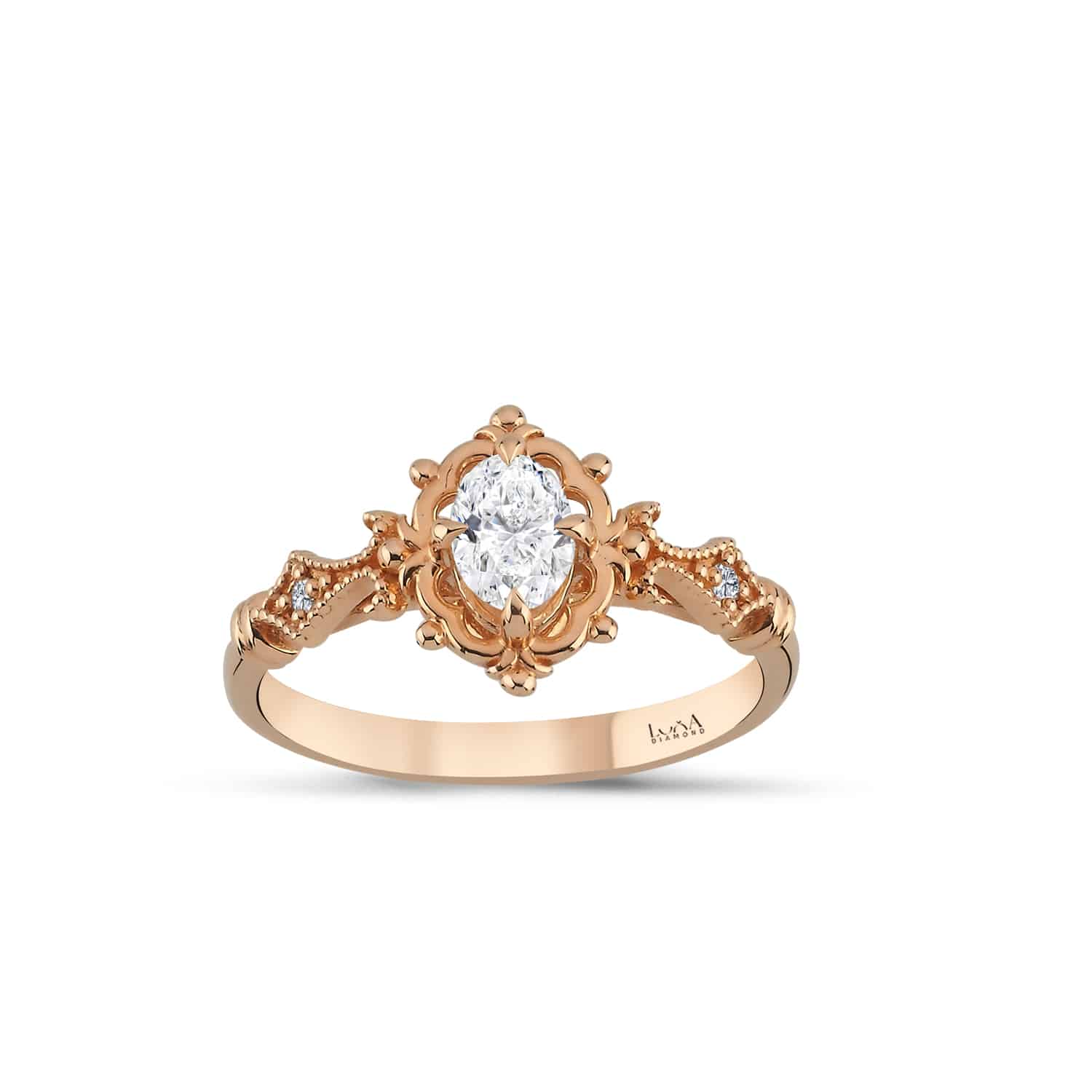 0.42 Karat IDL SERTİFİKALI Oval Pırlanta Yüzük