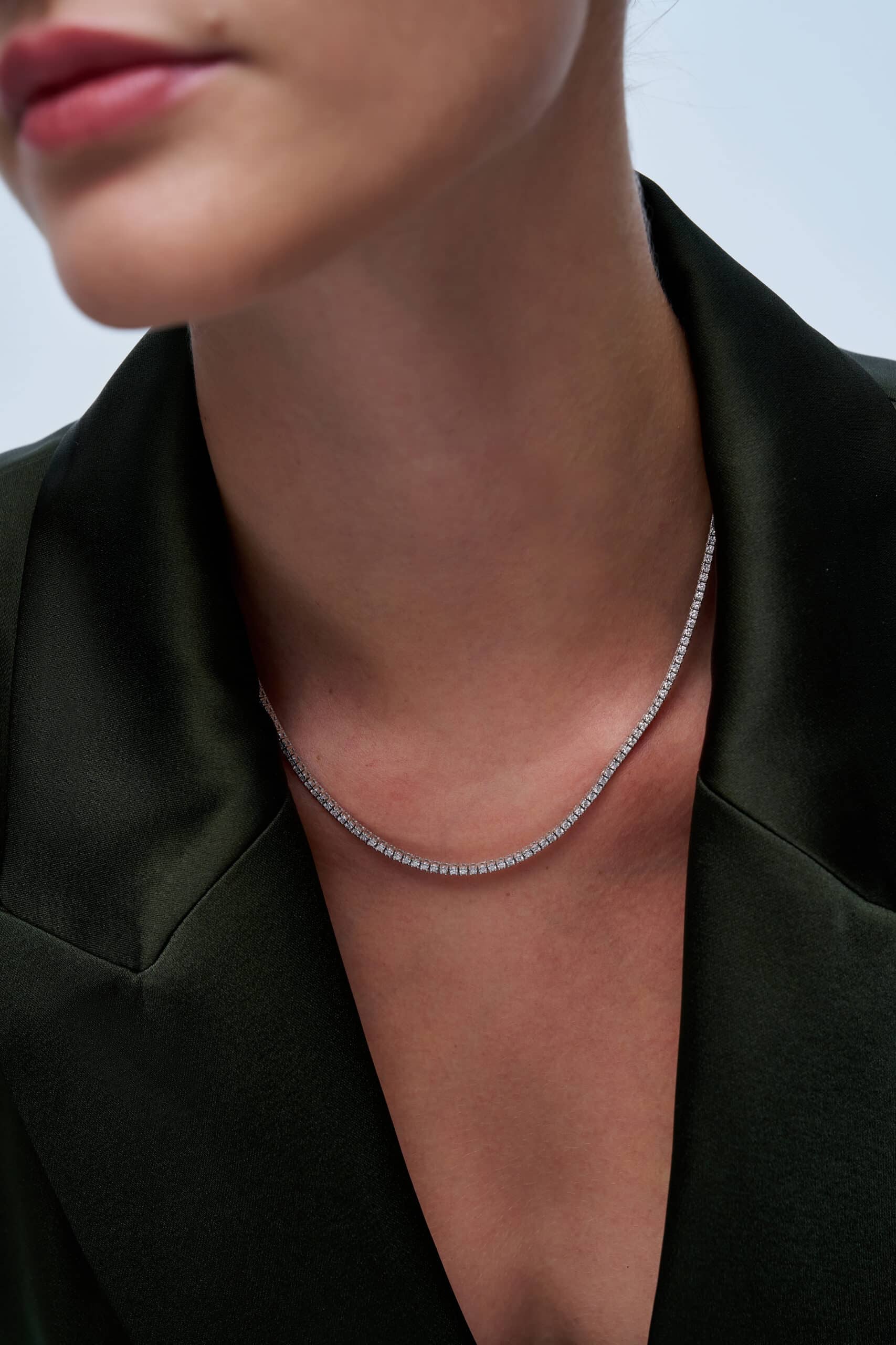 2.11 Karat Pırlanta Su Yolu Gerdanlık