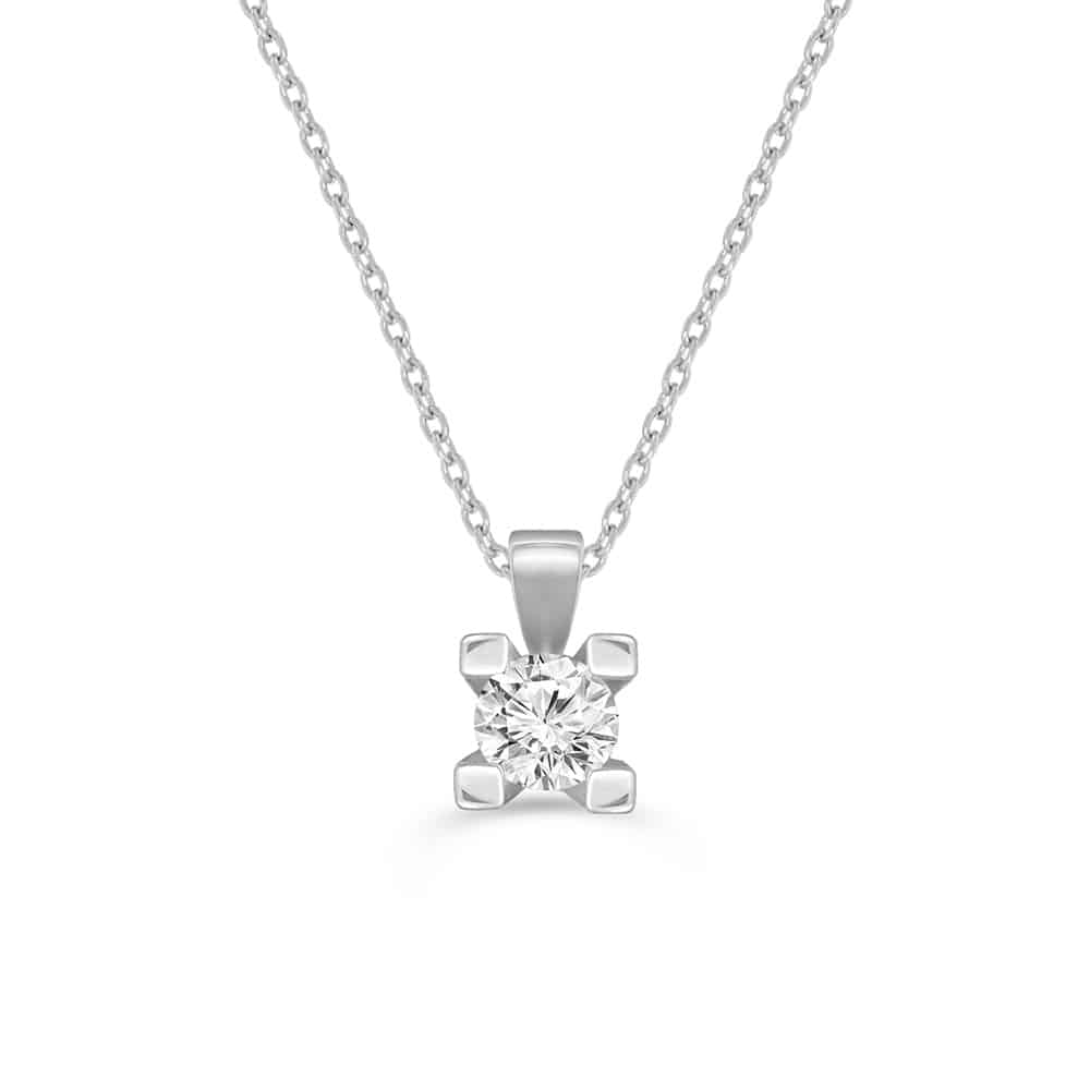 0.30 Karat IDL SERTİFİKALI Tektaş Pırlanta Kolye