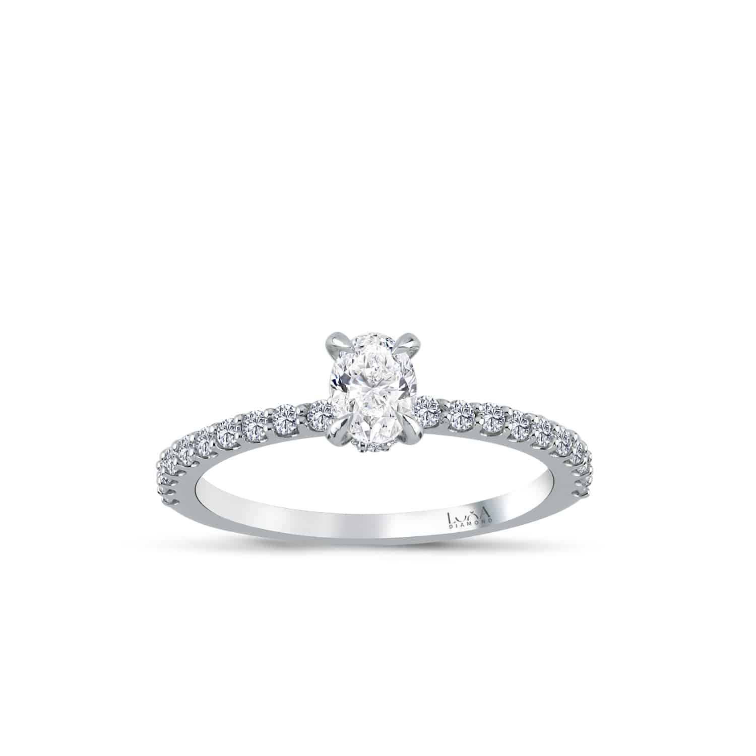 0.72 Karat IDL SERTİFİKALI Oval Pırlanta Yüzük