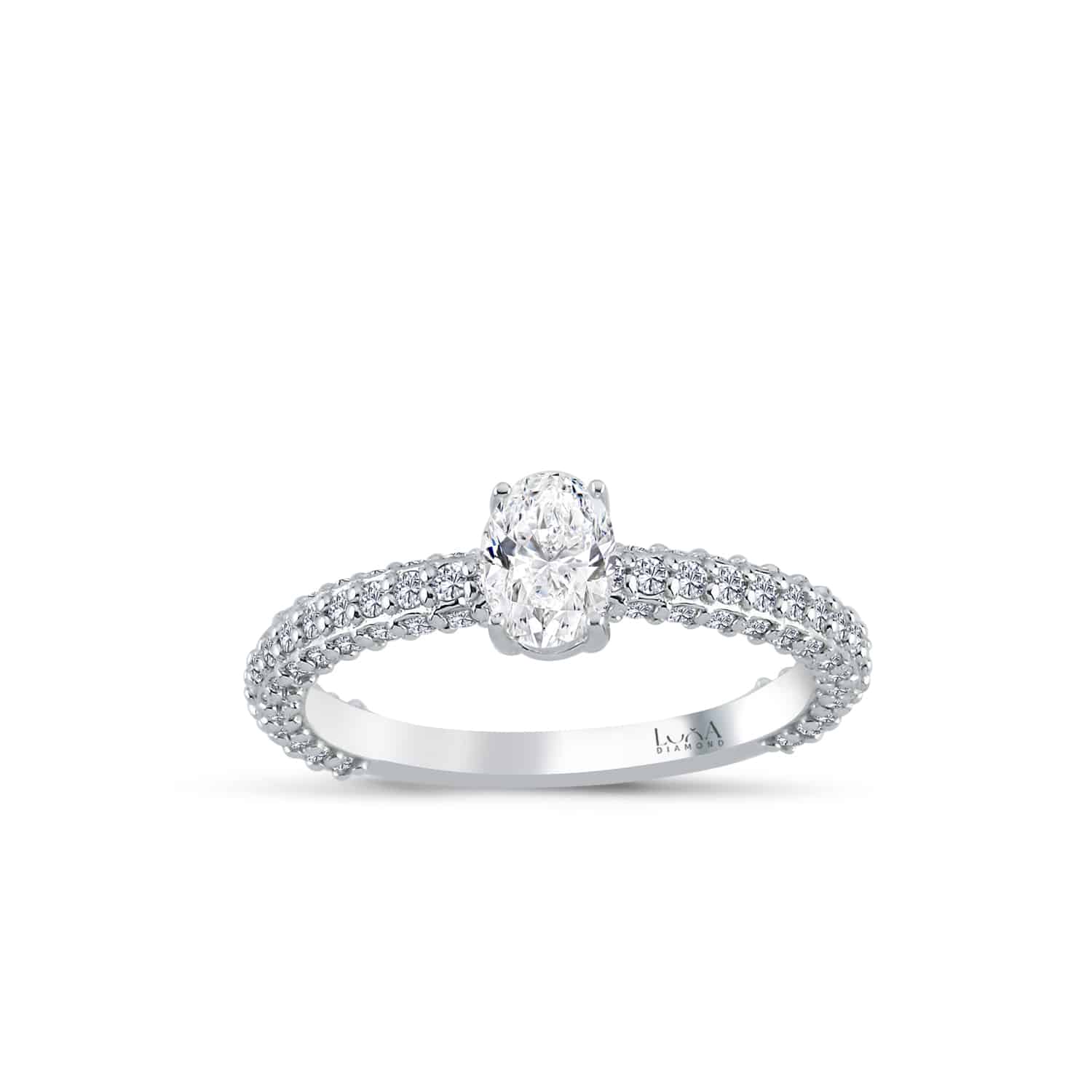 1.31 Karat IDL SERTİFİKALI Oval Pırlanta Yüzük